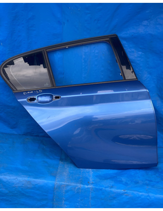 Porta Traseira Direita Bmw 135 M135 2015 2016 Direito Azul