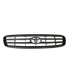 Grade Frontal Superior Corolla 2003 - 2008 Detalhe Preto Prateado