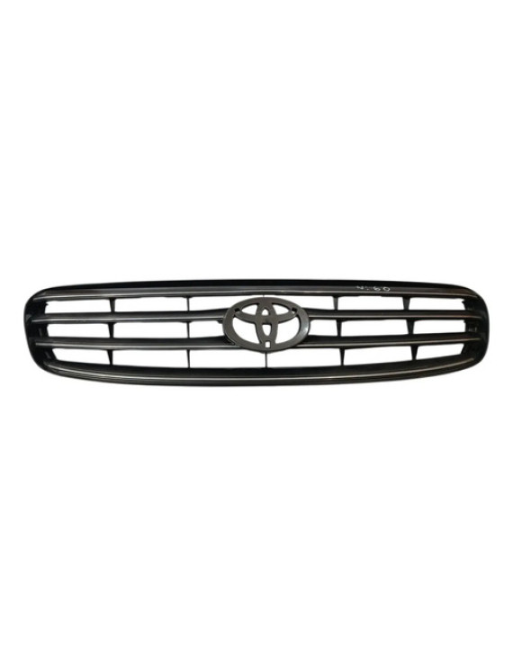 Grade Frontal Superior Corolla 2003 - 2008 Detalhe Preto Prateado