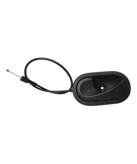 Maçaneta Interna Traseira Esquerda Megane 2008 Preto Dianteira/traseira