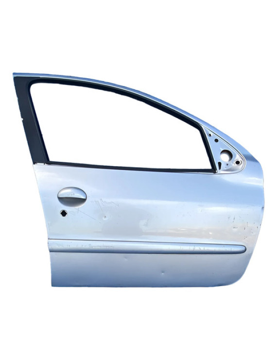 Porta Dianteira Direita Peugeot 206 Escapade 2001 Á 2012 Dianteira Direita Prateado