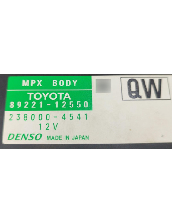 Módulo Caixa Fusivel Bsi Toyota Corolla 2016 / 8922112550