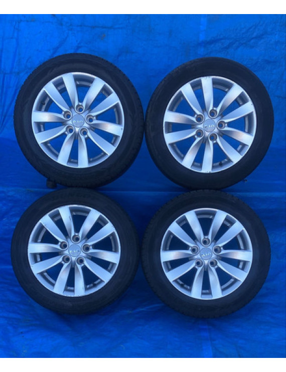Jogo De Rodas Aro 16 Kia Cerato 2014 2015 2016