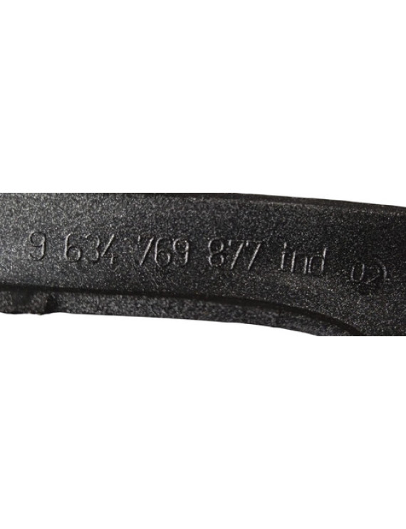 Moldura Maçaneta Interna Esquerda Peugeot 307 2005 - 2012 Prateado Dianteira/traseira