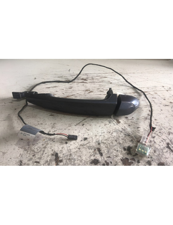 Maçaneta Externa Traseira Esquerda Bmw 120 2009 2010 Preto