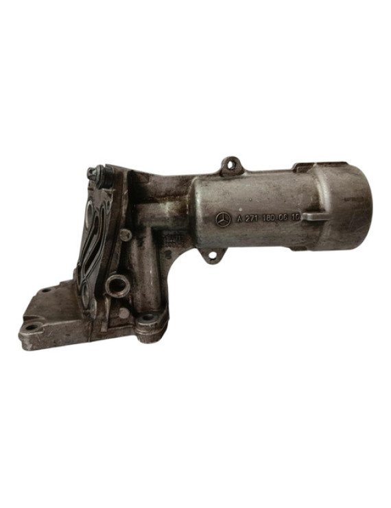 Carcaça Filtro Óleo Mercedes C180 1.8 2004 2005 2006 Preto