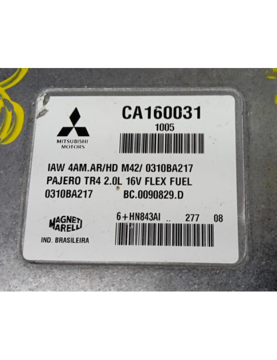 Módulo Injeção Pajero Tr4 2.0 Flex 2001 - 2008 / Ca160031