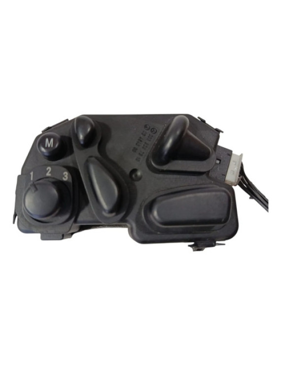 Botão Regulagem Banco Esquerdo Mercedes C320 2000 - 2005 Preto