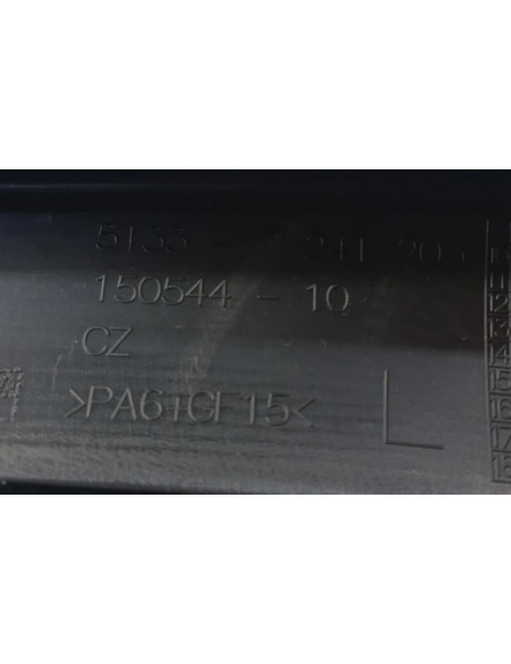 Guarnição Moldura Porta Traseira Esquerda Bmw 135i 2015 Preto