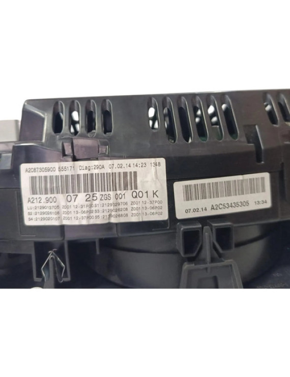 Painel Instrumentos Mercedes E250 C180 C200 2014 2015 Preto