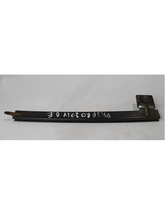 Canaleta Vidro Dianteiro Esquerdo Pajero Full 2008 - 2014 Preto