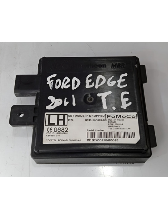 Modulo Estacionamento Esq Ford Edge 2011 / Bt4314c689bd Preto