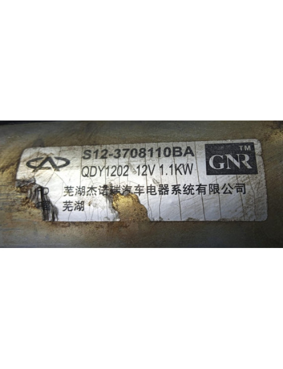 Motor Arranque Partida Chery Qq Face 2010 - 2015