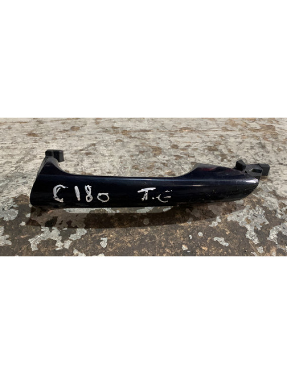 Maçaneta Externa Traseira Esquerda Mercedes C180 2010 Preto