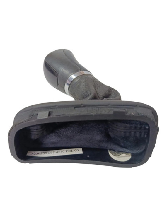 Manopla Alavanca Câmbio Automático Mercedes C320 2001 - 2005 Preto