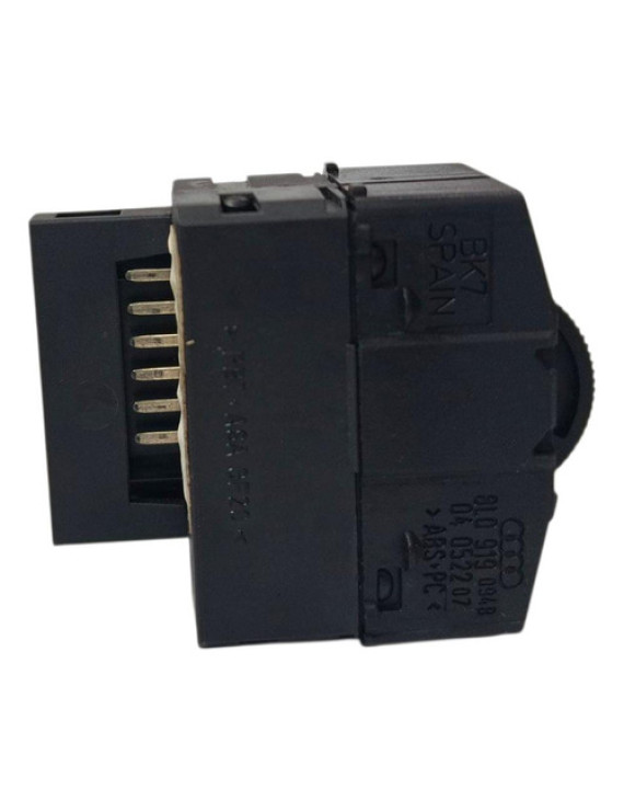 Botão Regulagem Farol Audi A3 1999 - 2005 Preto
