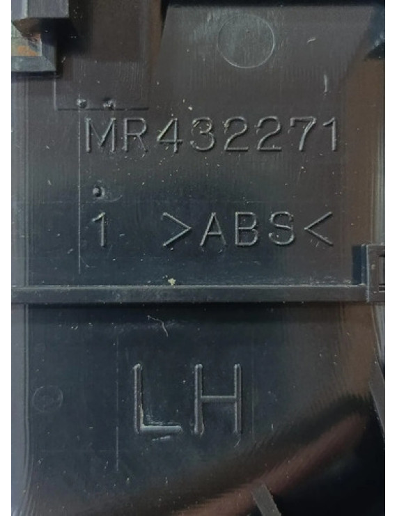 Maçaneta Interna Dianteira Esquerda Pajero Full 2008 - 2016 Preto Dianteira