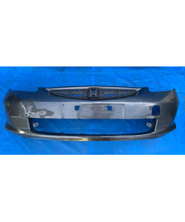 Parachoque Dianteiro Honda Fit 2003 A 2006 Detalhe Preto