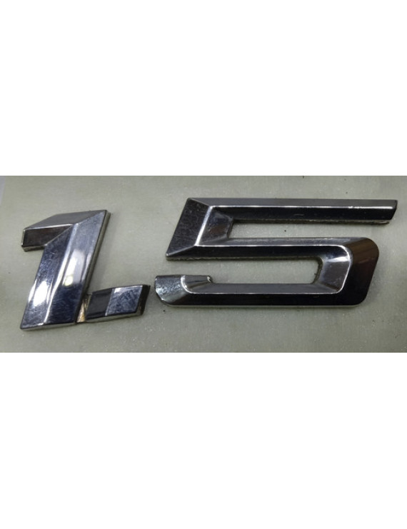 Emblema Tampa Traseira Letreiro 1.5 Lifan 530 2015 - 2018 Prateado