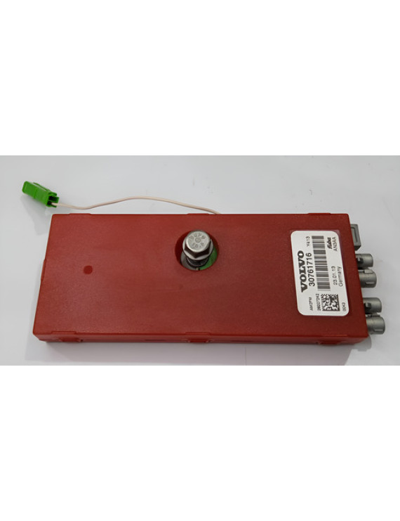 Antena Amplificadora Volvo Xc60 2008 - 2015 Vermelho