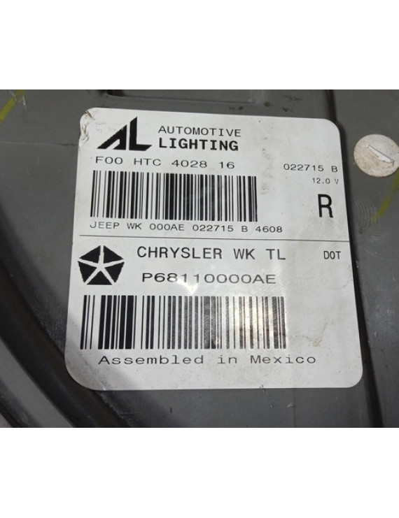 Lanterna Direita Led Grand Cherokee 2013 2014 2015