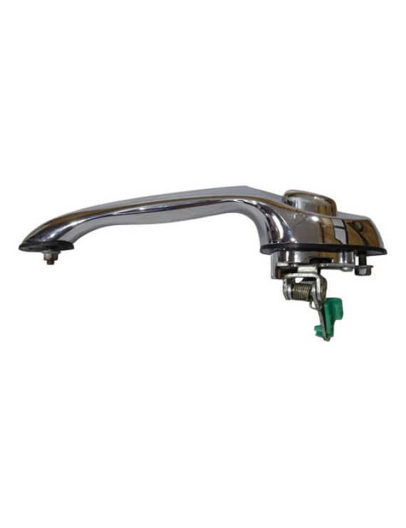 Maçaneta Externa Traseira Esquerda Pt Cruiser 2001 - 2010 Prateado Traseira