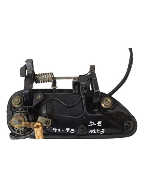 Maçaneta Externa Dianteira Esquerda Mazda Mx3 1991 - 1998 Preto