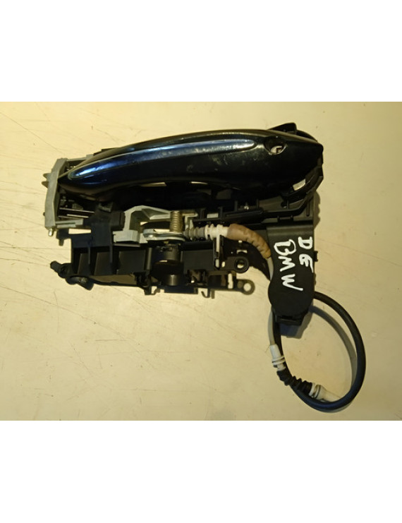 Maçaneta Externa Dianteira Esquerda Bmw 535i 2012 Preto