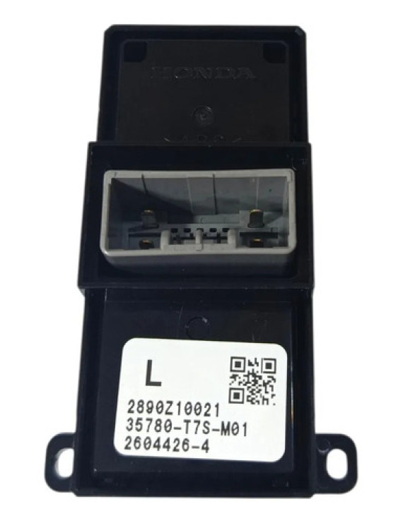 Botão De Vidro Traseiro Esquerdo Hrv 2016 - 2021