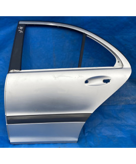Porta Traseira Esquerda Mercedes C180 C200 C320 01/05 A 2007 Esquerdo Prateado
