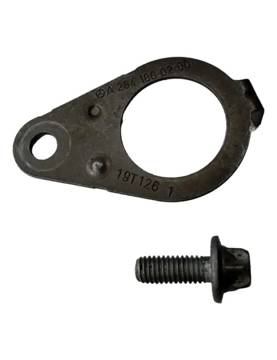 Suporte Tubo De Retorno Óleo Turbina Mercedes E300 2.0 2020
