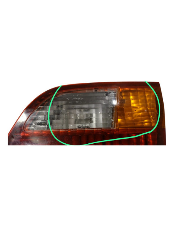 Lanterna Direita Tampa Traseira Honda Civic 1999 Direito/passageiro Vermelho