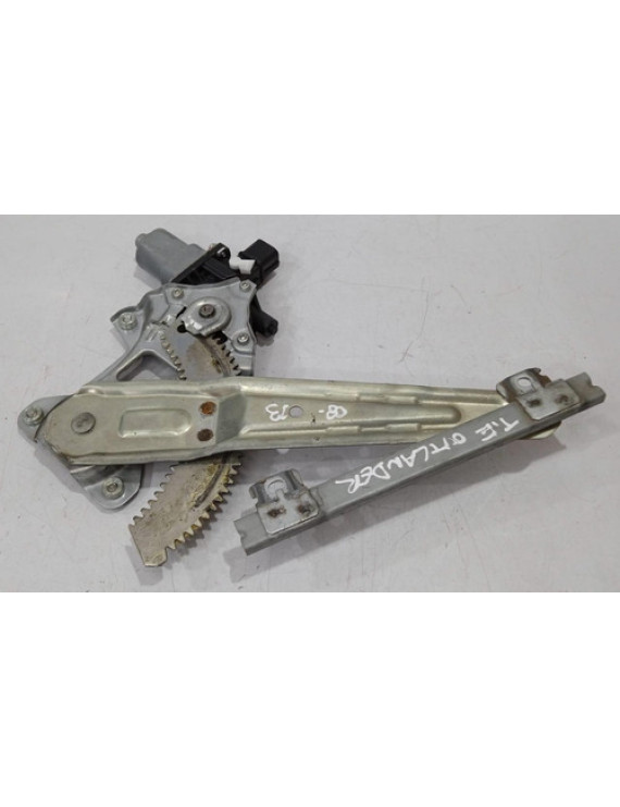 Máquina De Vidro Traseiro Esquerdo Outlander 2008 - 2013