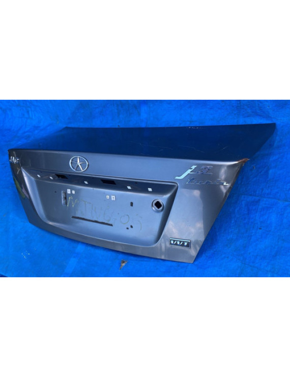 Tampa Traseira Jac J3 Sedan 2010 A 2014 Detalhe Preto