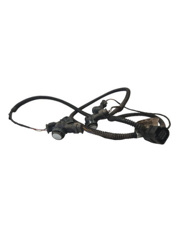 Kit Chicote Sensor Estacionamento Traseiro Jetta 2015 - 2018 Preto