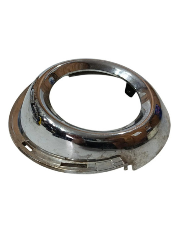 Aro Moldura Farol Milha Direito Peugeot 307 2005 - 2012 Preto Direito