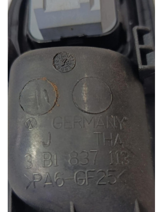 Maçaneta Interna Dianteira Esq Passat Alemão Golf 1999-2006 Preto Dianteira