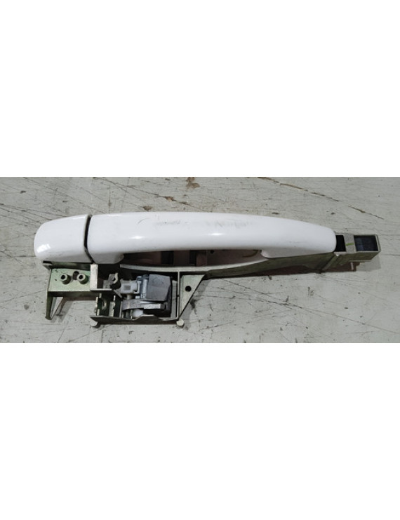 Maçaneta Externa Traseira Esquerda C3 2013 2014 2015 2016 Branco