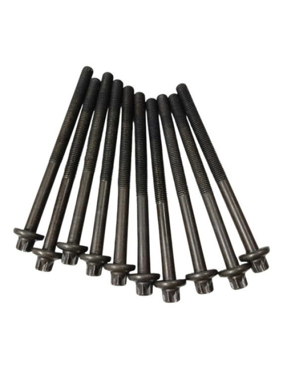 Kit Parafusos Cabeçote Logan 1.0 16v 2008 - 2013 Preto