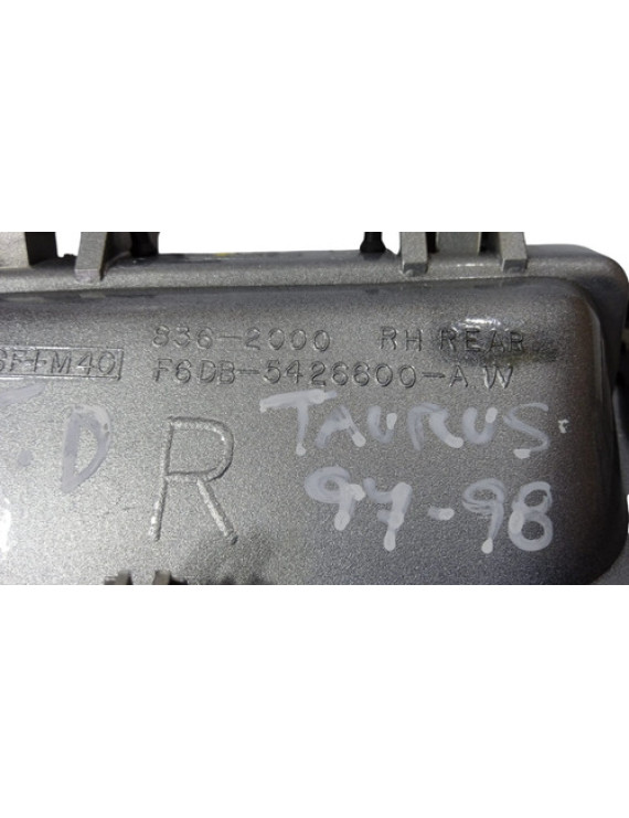 Maçaneta Externa Traseira Direita Ford Taurus 1997 1998 Preto