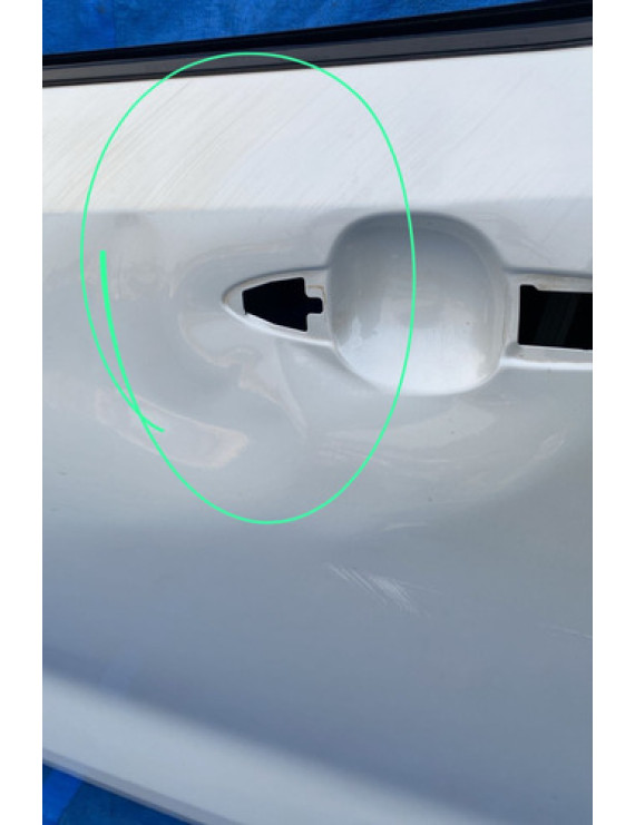 Porta Dianteira Esquerda Corolla 2020 A 2024 Avaria Dianteira Esquerda Branco