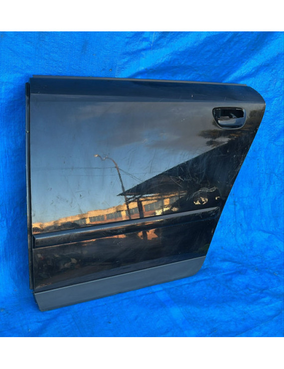 Porta Traseira Esquerda Audi A4 2002 2003 2004 2005 2006 Esquerda Preto
