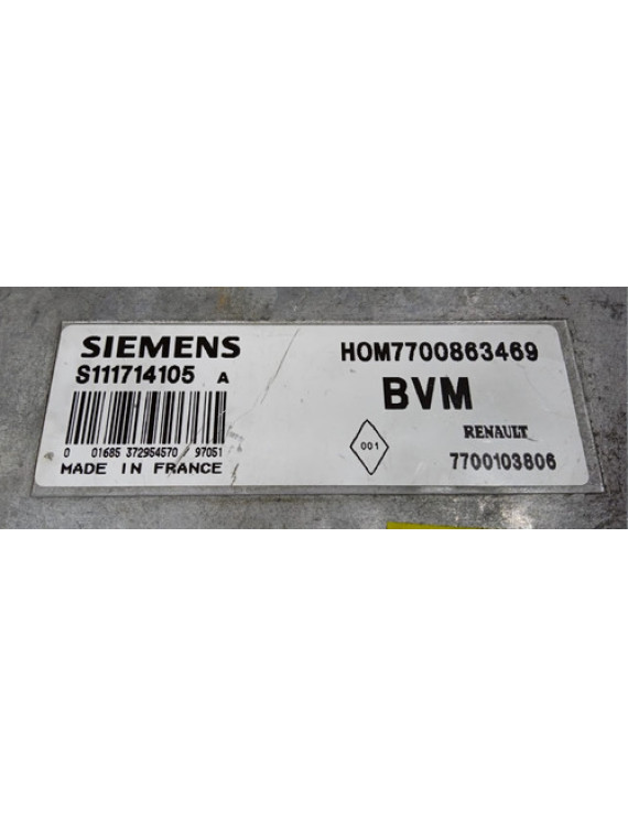 Módulo Injeção Renault 19 1.8 V6 1996 / S111714105