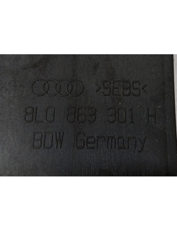 Tapete Borracha Console Audi A3 2001 2002 2003 2004 2005 Preto