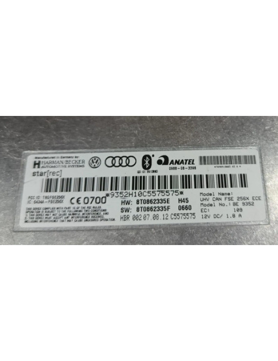 Módulo Bluetooth Audi A4 A5 2008 - 2015 8t0862335e