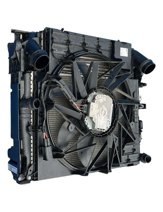 Kit Radiador Bmw X3 X4 2.0 Turbo 2013 2014 2015 2016 Preto