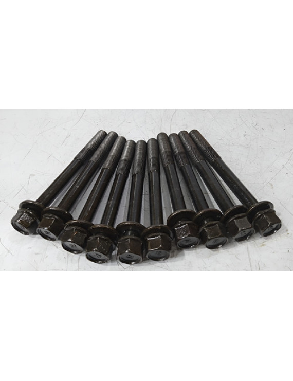 Kit Parafuso Mancal Virabrequim Civic 1.8 2012 - 2016 Preto