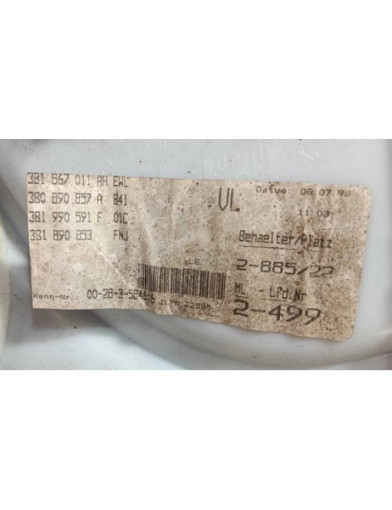 Forro Porta Dianteira Esquerda Passat 1996 - 2003