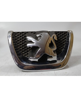 Emblema Grade Frontal Peugeot 207 2009 - 2014 Preto