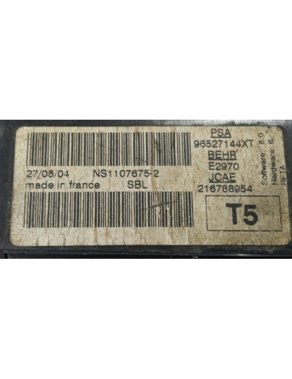 Comando De Ar Digital Peugeot 206 307 2000 - 2005 / Detalhe